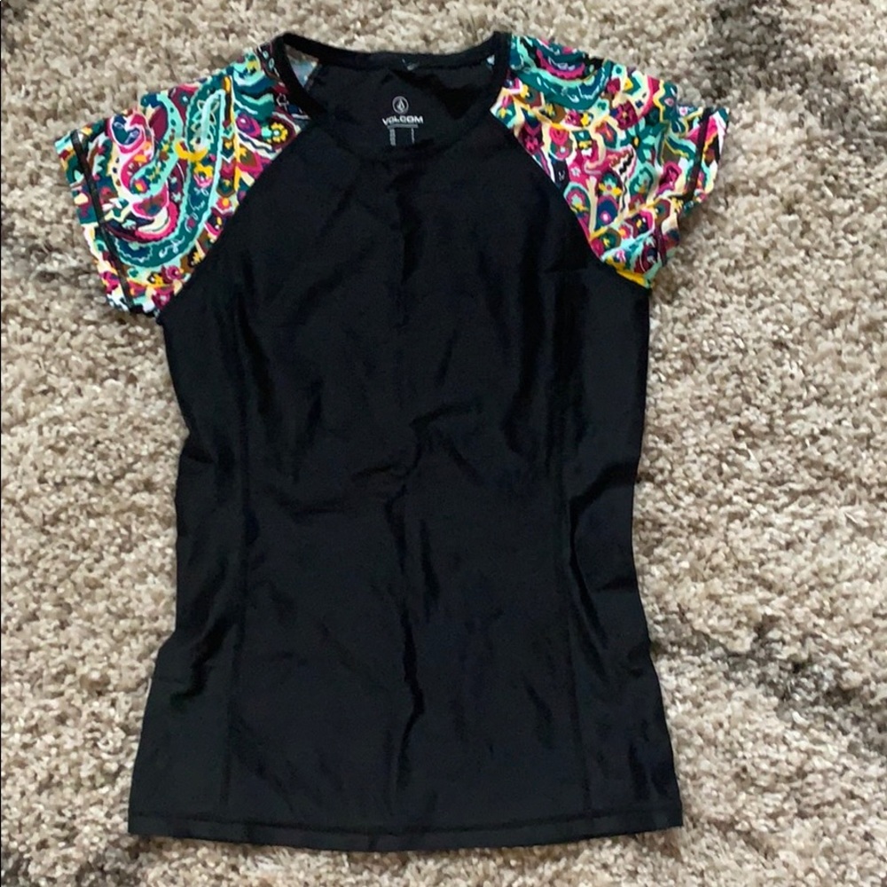 Volcom Black Rash Guard - image 1